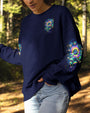 Be a Sunflower _26 Stand Tall Quote Colorful Galaxy Sunflower Peaceful Hippie Style AOP Shirts _9_ grwR7