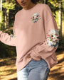 Be the Reason Someone Smiles Today Cute Sheep Design with Daisy Flowers AOP Shirts _5_ Ol0jb