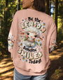 Be the Reason Someone Smiles Today Cute Sheep Design with Daisy Flowers AOP Shirts _6_ qqoFE