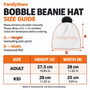BeanieHat SizeChart