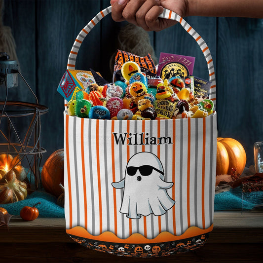 Boo Kid Name Halloween Personalized Halloween Spooky Basket2