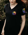 Breathe In Peace Breathe Out Love Yin Yang Hummingbird Mindful Quote Yoga AOP Shirts _4_ edH2m