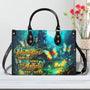 Butterflies Appear When Angels Are Near Inspirational Butterfly Angel Leather Bag _1_ XR9AP