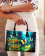 Butterflies Appear When Angels Are Near Inspirational Butterfly Angel Leather Bag _7_ 9NTSc