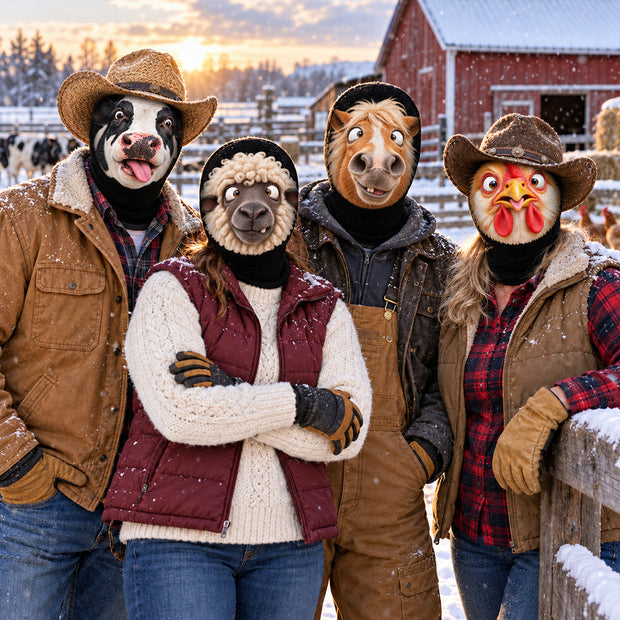 Barnyard Crew - Personalized Balaclava Mask - Gift For Farmers