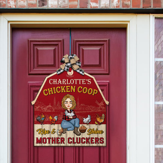 Chicken Coop Personalized Custom Shaped Wood Sign Birthday Christmas New Year Gift For Farmers Chicken Lady_2_c3ceb00c 46c6 4513 99f8 c659c0dec24a