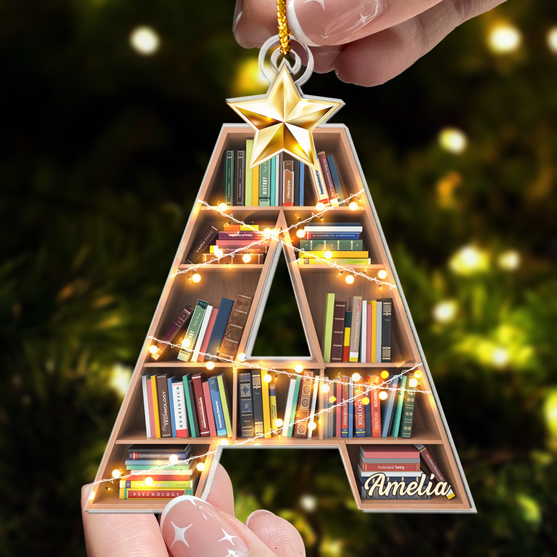 Christmas Booklovers Ornaments C_2