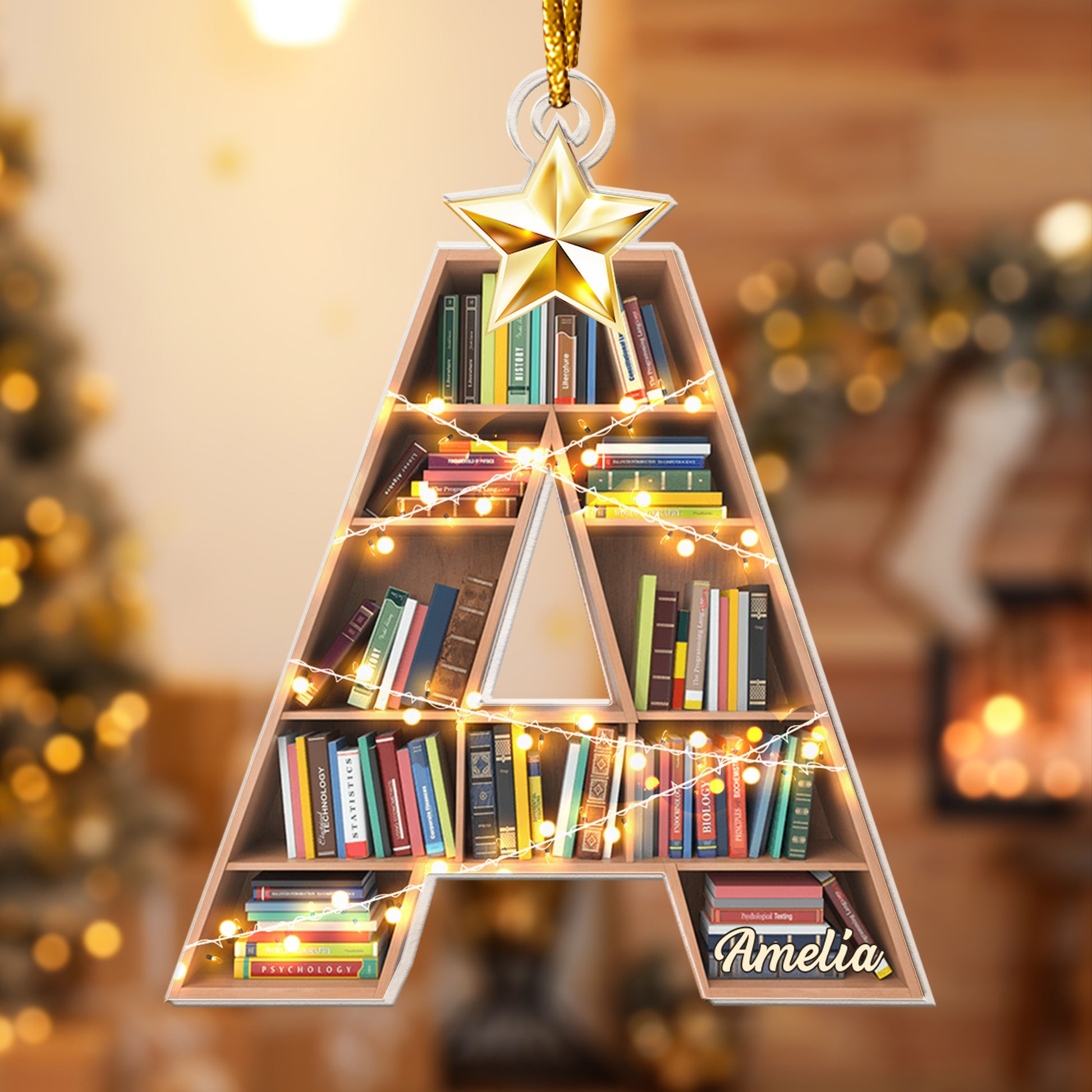 Christmas Booklovers Ornaments C_3