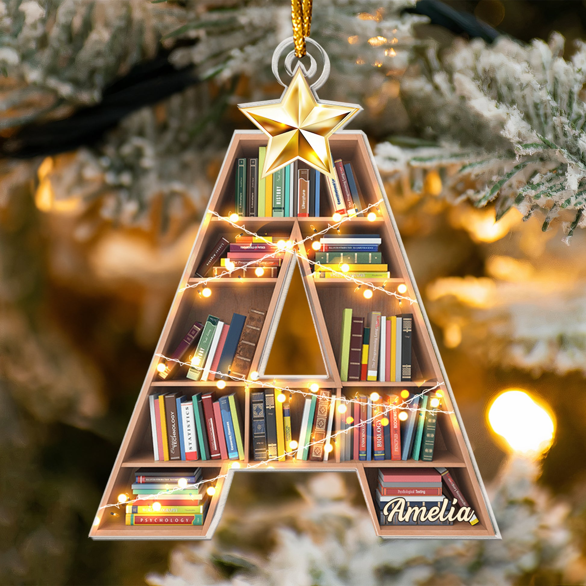 Christmas Booklovers Ornaments C_4