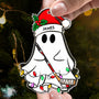Christmas Ghost Hockey Version Personalized Acrylic Ornament_2