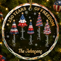 ChristmasTree250YearsOfFreedom PersonalizedCircleGlassOrnament LV434 NAH6196 MKDEF