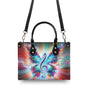 Colorful Music Note Butterfly Colorful Purse Hippie Leather Bag _8_ 6iEIs