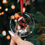 Custom Alphabet Christmas Personalized Glass Ornament_2