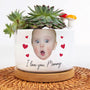 Custom Funny Face Gift For Family Mom Grandma Personalized Photo Ceramic Plant Pot_5_3a0684e0 b00c 4208 bc2b 49498fa1c0e9