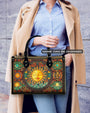 Custom Name Boho Celestial Sun and Moon Personalized Leather Bag Gift for Women _3_ neBVh