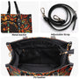 Custom Name Boho Peace Sign Personalized Leather Bag Gift for Women _9_ Is7Mj
