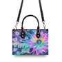Custom Name Hippie Soul Psychedelic Butterfly and Sunflower Personalized Leather Bag _7_ KmstU