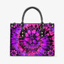 Custom Name Hippie Soul Purple Tie Dye Personalized Leather Bag Gift for Women _6_ QJzuz