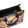 Custom Name Hummingbird Sunflower Colorful Hippie Design for Women Personalized Leather Bag _6_ eQOTB