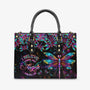 Custom Name I Believe There Are Angels Among Us Angel Dragonfly Personalized Leather Bag _4_ Spd6g