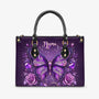 Custom Name I am Strong Loved Worthy and Enough Butterfly Hippie Leather Bag _7_ Xfb5U