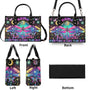 Custom Name Just Breathe Everything Is Going to Be Okay Personalized Leather Bag _12_ pQVxZ