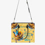 Custom Name Just Breathe Yellow Sunflower Butterfly Personalized Leather Bag _3_ DTyZt
