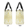 Custom Name Mom Sunflower Leopard Personalized Leather Bag Gift for Mom _7_ 2E79R