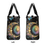 Custom Name Sun and Moon Peace Symbol Design Personalized Leather Bag _7_ ApZeP