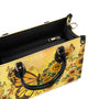 Custom Name Sunflower Butterfly Personalized Leather Bag Gift for Women _9_ tCLkX