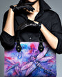 Custom Name Watercolor Galaxy Dragonfly Personalized Leather Bag Gift for Women _8_ ZSthy