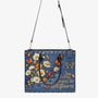 Custom Name You Belong Among the Wildflowers Daisy Butterfly Denim Effect Personalized Leather Bag _8_ nxnVQ