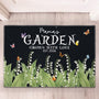 Custom Name _ Birth Flower Garden Welcome Mat For Her_ Mom_ Grandma Personalized Doormat_4