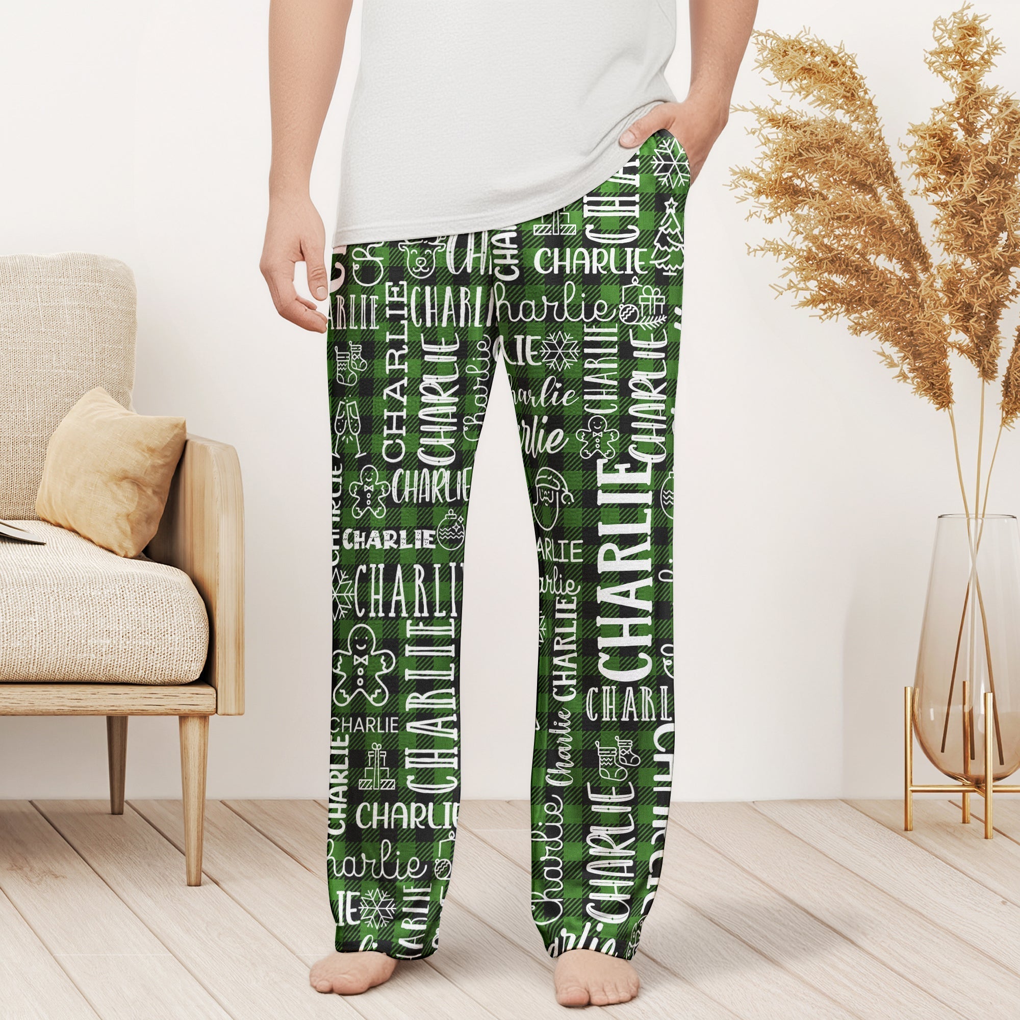 Custom_Name_Christmas_Gifts_For_Family_Members_Kids_Personalized_Lounge_Pants_6