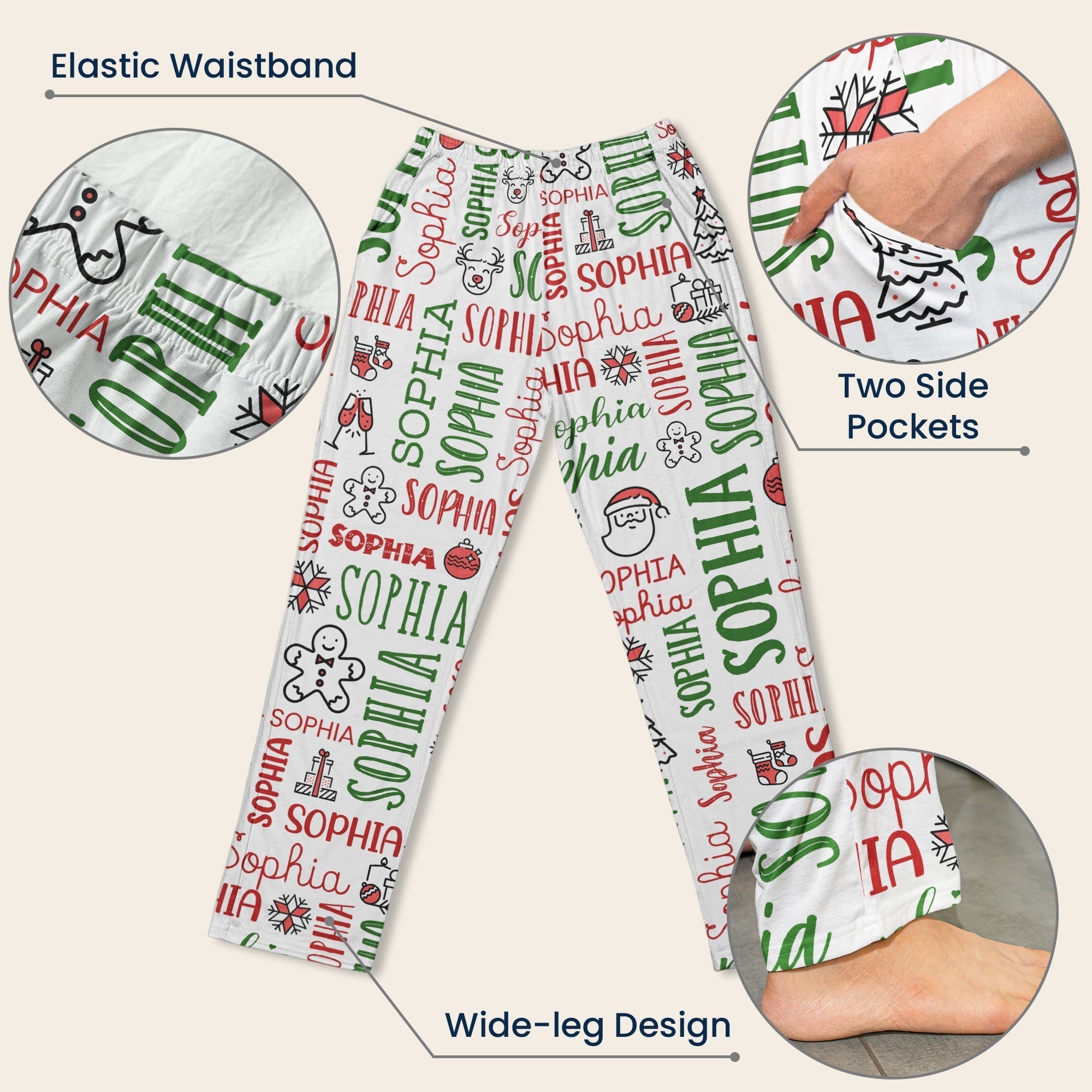 Custom_Name_Christmas_Gifts_For_Family_Members_Kids_Personalized_Lounge_Pants_9