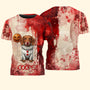 Custom_Photo_Scary_Halloween_Clown_Gift_For_Pet_Lover_Personalized_Shirt_2