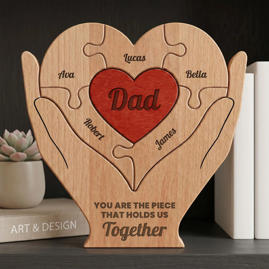 Dad_ Father_ Papa You Are The Piece That Holds Us Together Personalized Puzzle_1