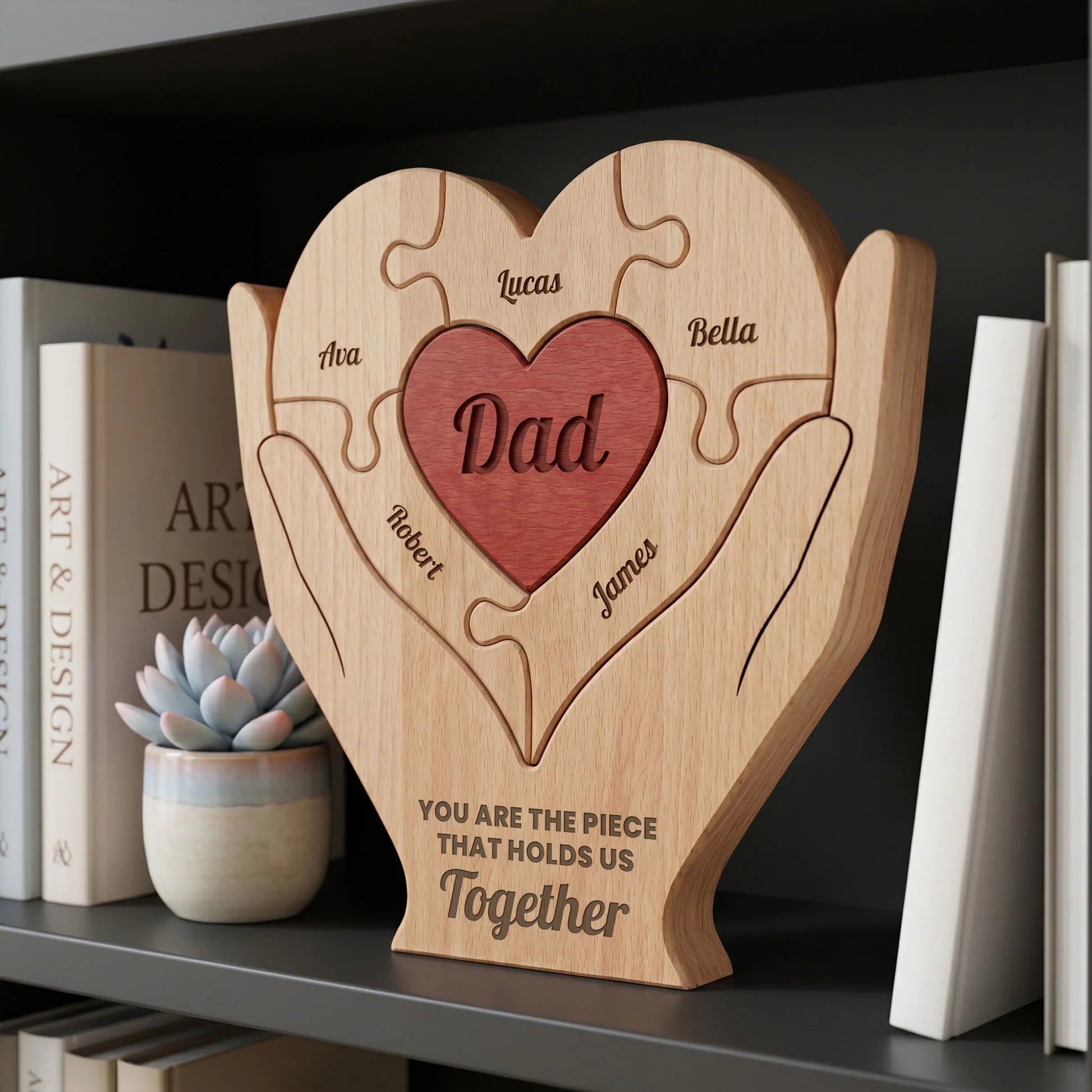 Dad_ Father_ Papa You Are The Piece That Holds Us Together Personalized Puzzle_2
