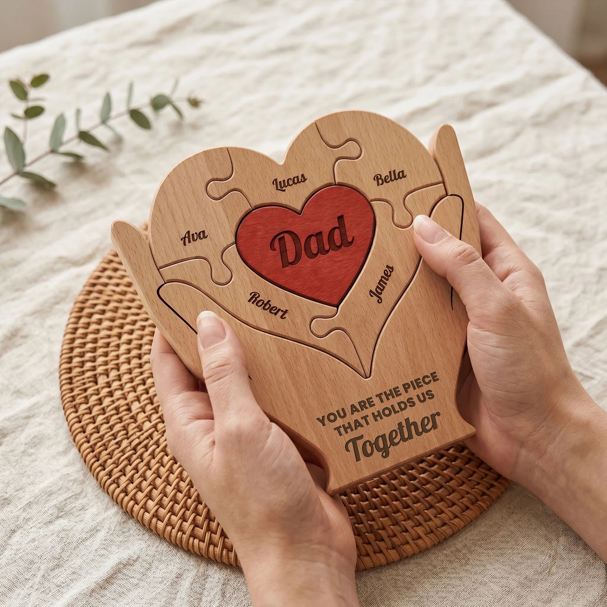 Dad_ Father_ Papa You Are The Piece That Holds Us Together Personalized Puzzle_4