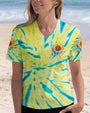 Desert Highway Cool Wind in My Hair Sunflower Peace Signs Tie Dye AOP Shirts _11_ CCUWj