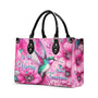 Do Not Worry About Tomorrow Hummingbird Pink Floral Hippie Leather Bag _4_ WvaSv