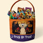 Dog Halloween Trick Or Treat Bag Personalized Halloween Spooky Basket_3