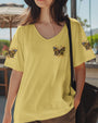 Don_E2_80_99t Be Afraid to Transform Butterfly and Sunflower Inspirational AOP Shirts _13_ yCctW