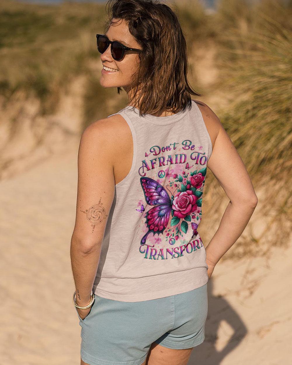 Don_E2_80_99t Be Afraid to Transform Butterfly with Rose Design AOP Shirts _11_ wJEjm