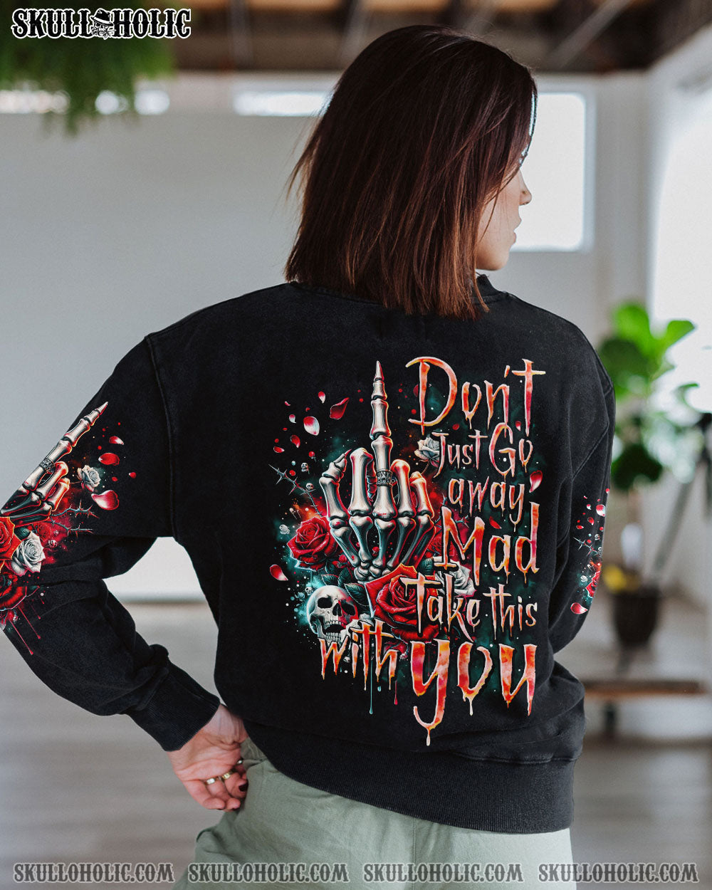 Don_E2_80_99t Just Go Away Mad Take This with You Middle Finger Skull and Rose AOP Shirts _2_ 5hpPp