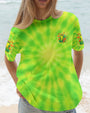 Don_E2_80_99t Worry Be Happy and Peaceful Frog Tie Dye Neon Green Design for Women AOP Shirts _3_ HCzP0