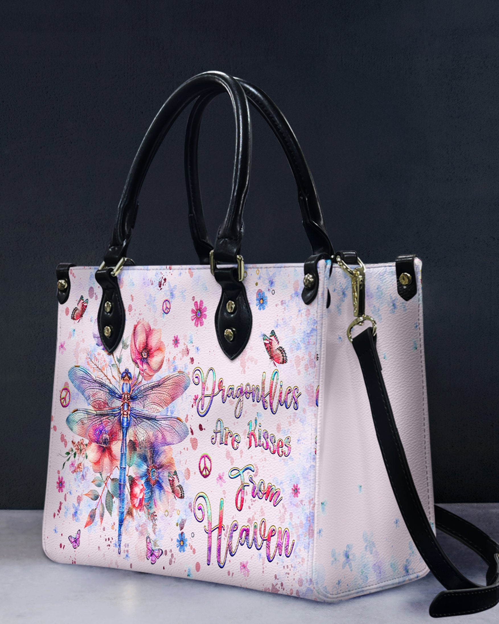 Dragonflies Are Kisses From Heaven Hippie Leather Bag Gift for Women _4_ aJM8J