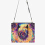 Every Little Thing Is Gonna Be Alright Peace Sign Flower Hippie Leather Bag _4_ M0QgA
