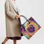 Every Little Thing Is Gonna Be Alright Peace Sign Flower Hippie Leather Bag _5_ dAuIr
