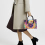 Every Little Thing Is Gonna Be Alright Peace Sign Flower Hippie Leather Bag _6_ WwZ8h